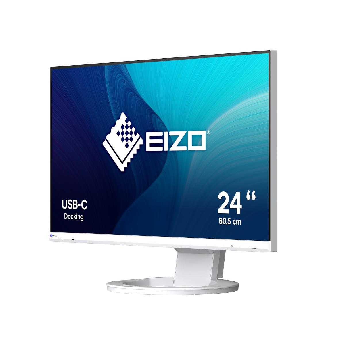 Desktop USB-c Monitor - Flexscan Ev2480 - 24in - 1920x1080 (full Hd) - With Flexstand, White - IPS 5ms