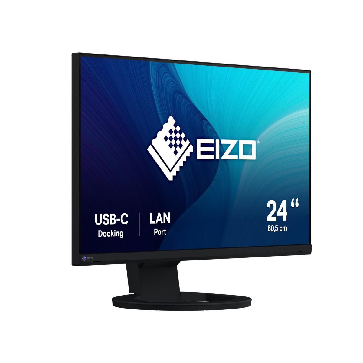 Desktop USB-C Monitor - Flexscan EV2490 - 24in - 1920x1080 (Full HD) - Black - IPS 5ms