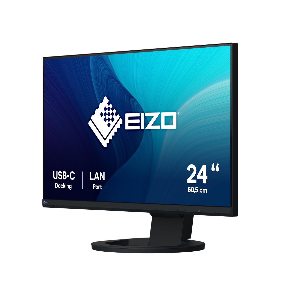 Desktop USB-C Monitor - Flexscan EV2490 - 24in - 1920x1080 (Full HD) - Black - IPS 5ms