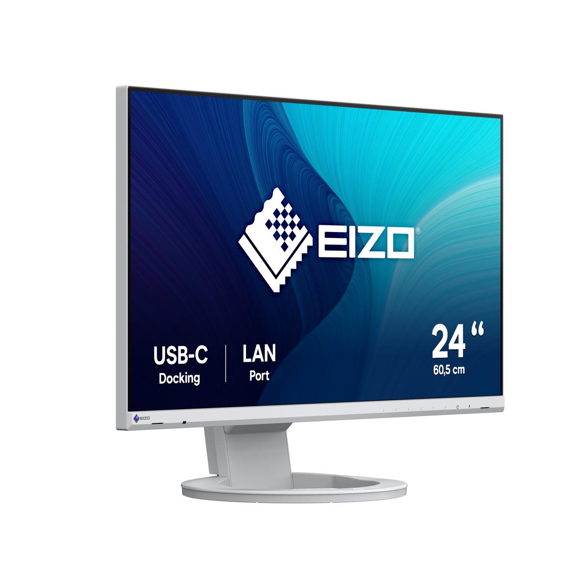 Desktop USB-C Monitor - Flexscan EV2490 - 24in - 1920x1080 (Full HD) - White - IPS 5ms