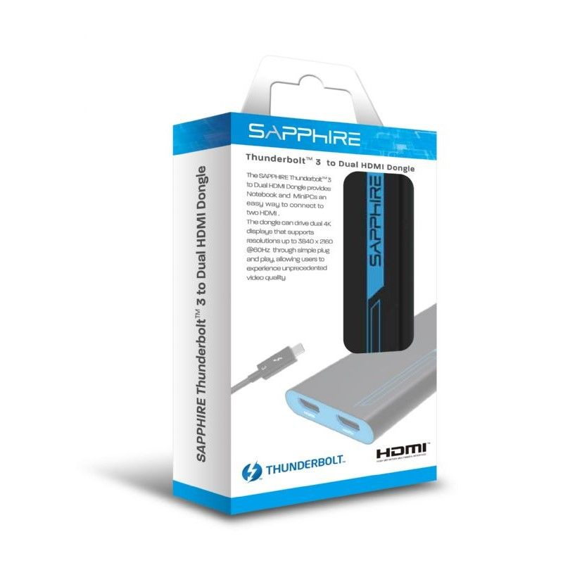 Thunderbolt 3 To Dual Hdmi Active