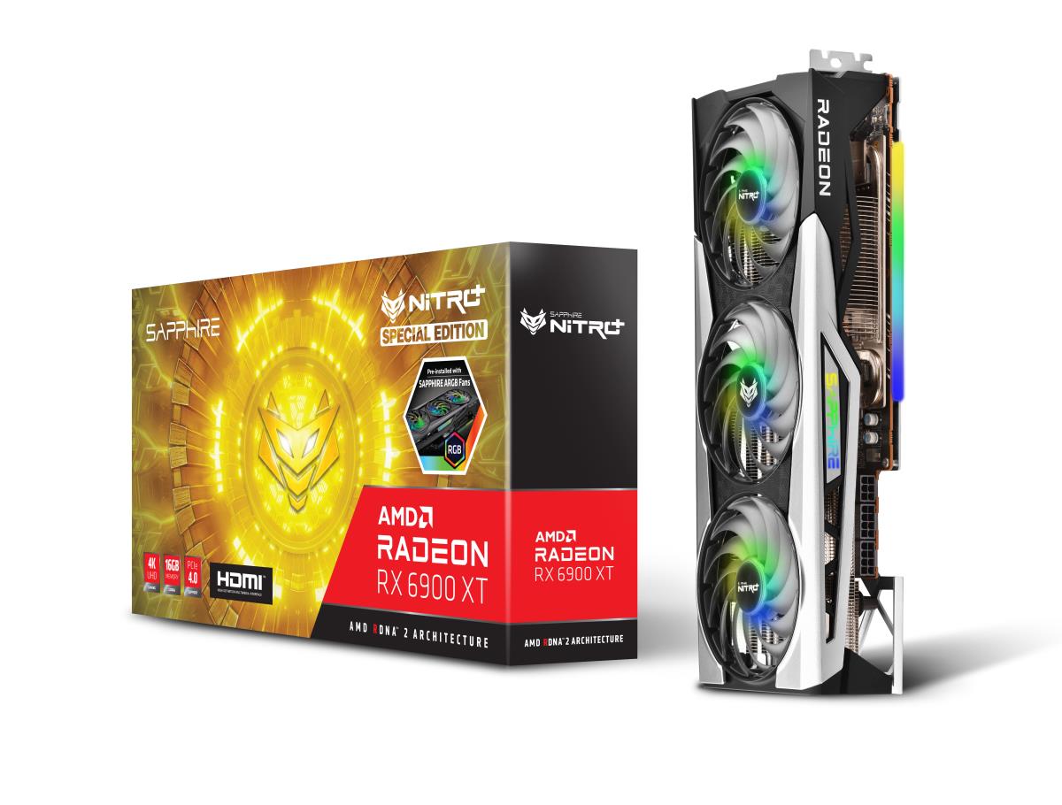 Video Card Nitro+ Radeon Rx 6900 Xt Se Gaming Oc 16GB Gddr6 Hdmi 3xdp