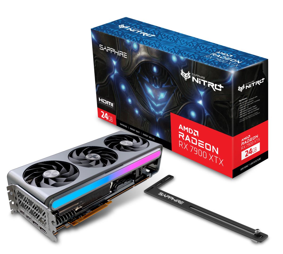 Video Card Radeon Rx7900xtx Gaming Oc Nitro+ 24GB Gddr6 2xhdmi