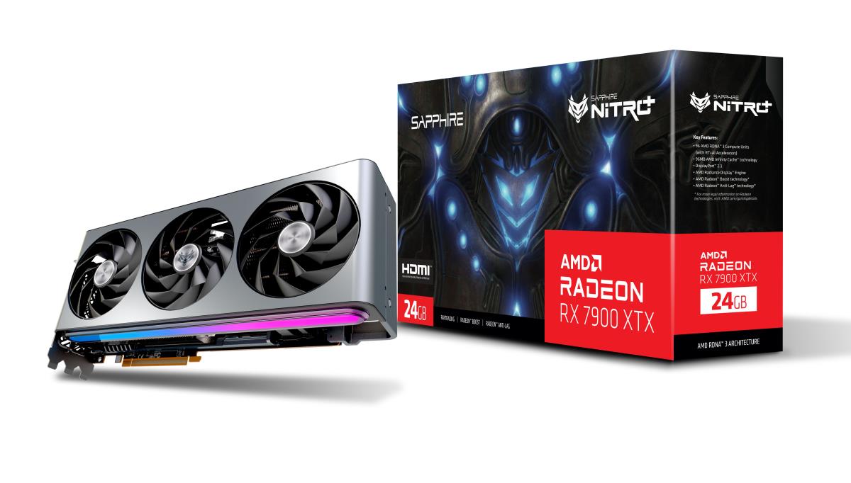 Video Card Radeon Rx7900xtx Gaming Oc Nitro+ 24GB Gddr6 2xhdmi