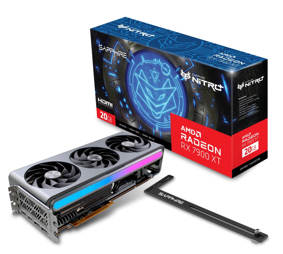 Video Card Radeon Rx7900xt Nitro+ Gaming Oc 20GB Gddr6 2xhd/dp
