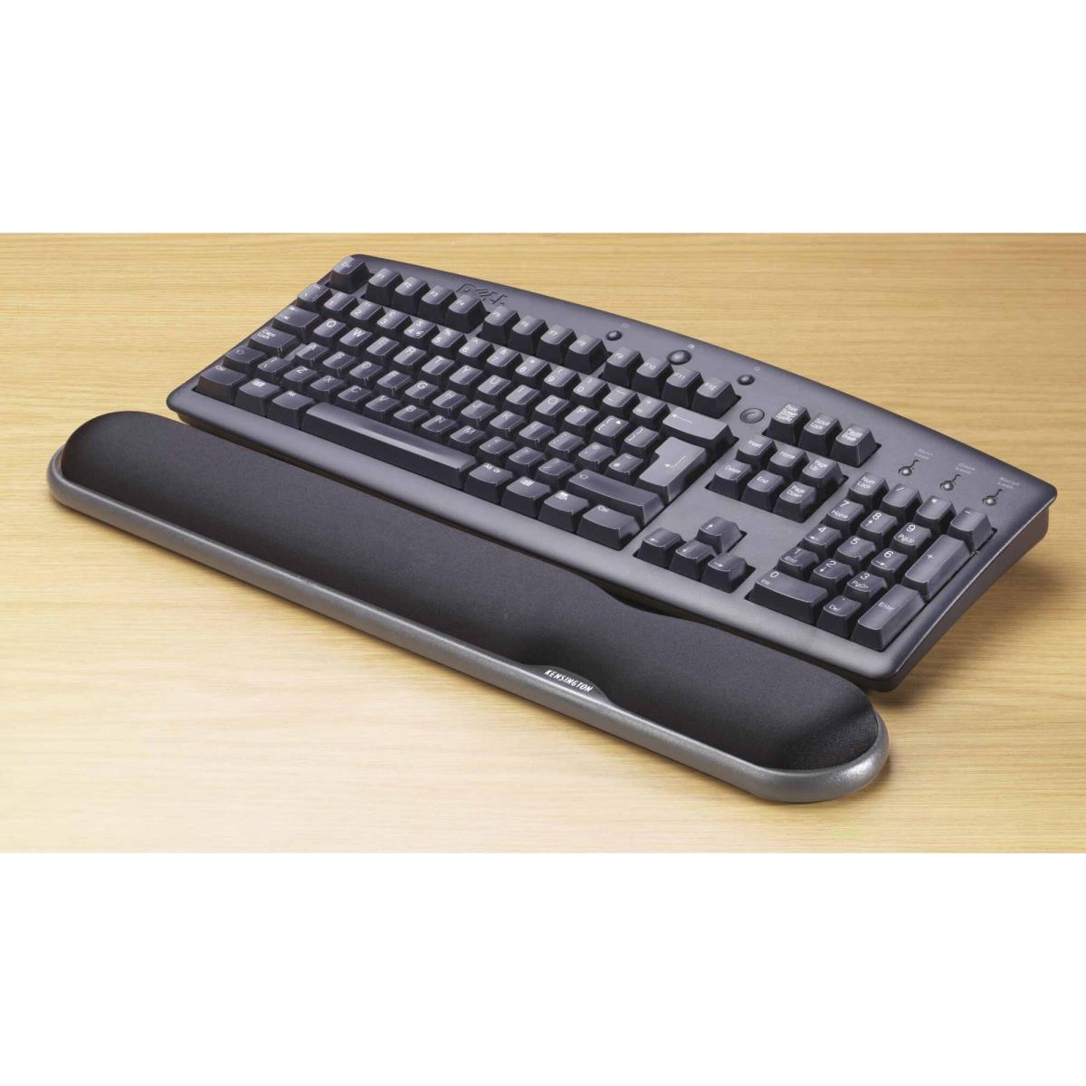 Height Adjustable Keyboard Wrist Pad Black