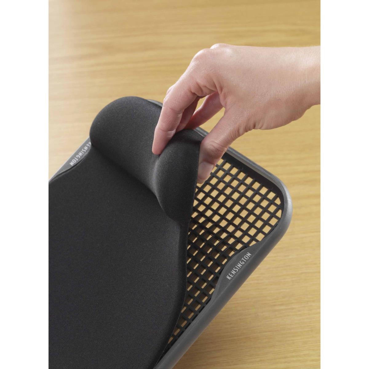 Mouse Wrist Pad Black Contour Gel