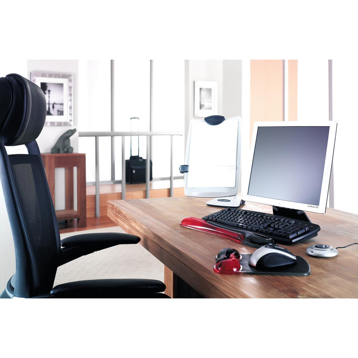 Duo Gel Mouse Wristrest Wave Red / Black
