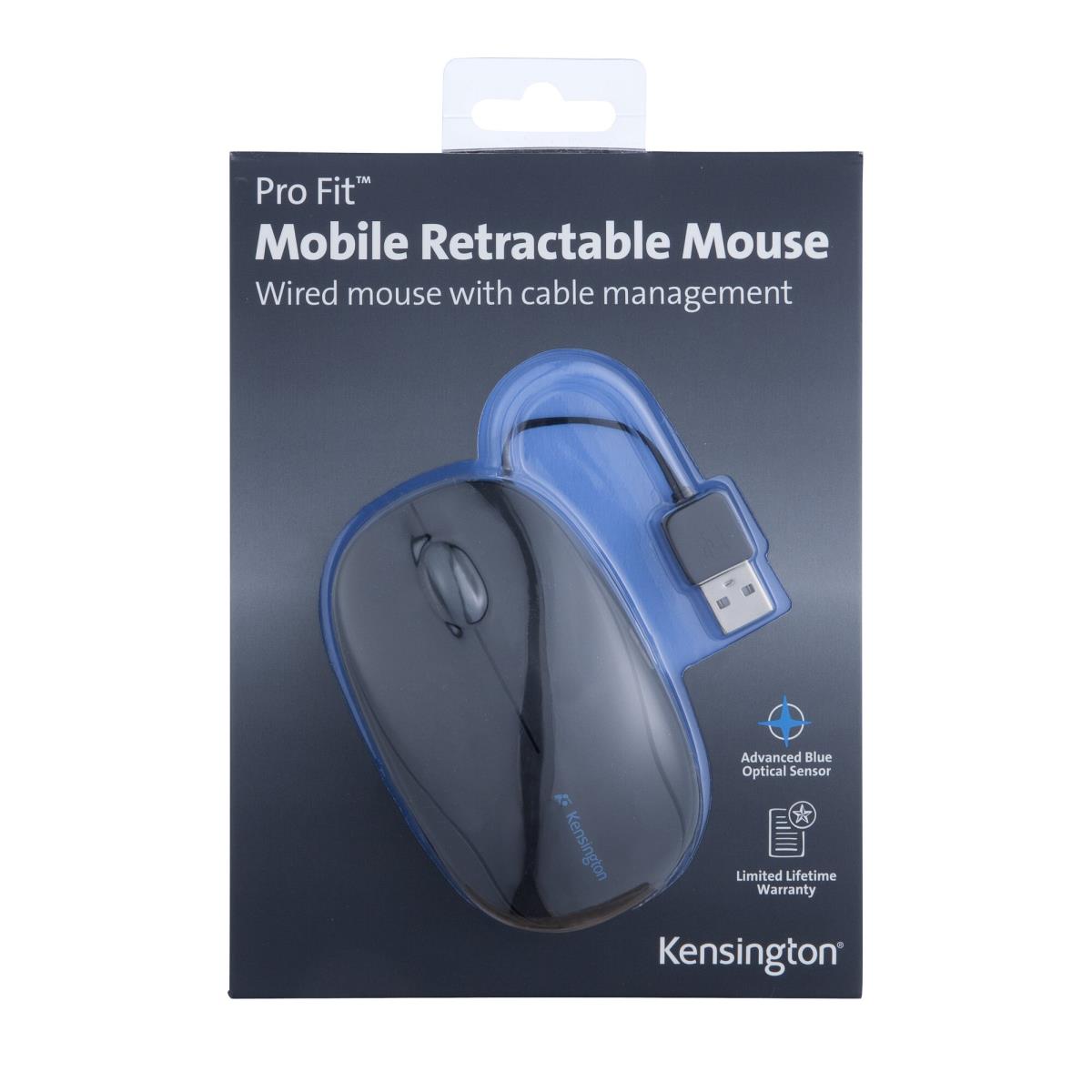 Pro Fit Retractable Mobile Mouse USB