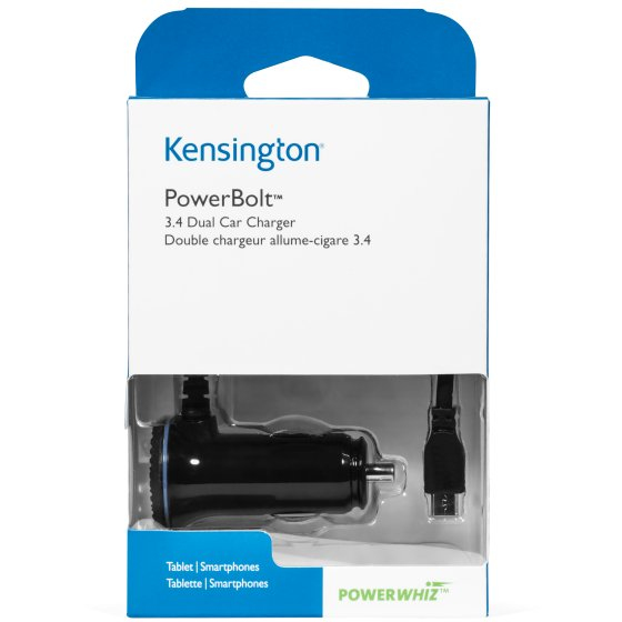 Kit/powerbolt 3.4 Amp Car Charger For Micro USB Products 5-pk