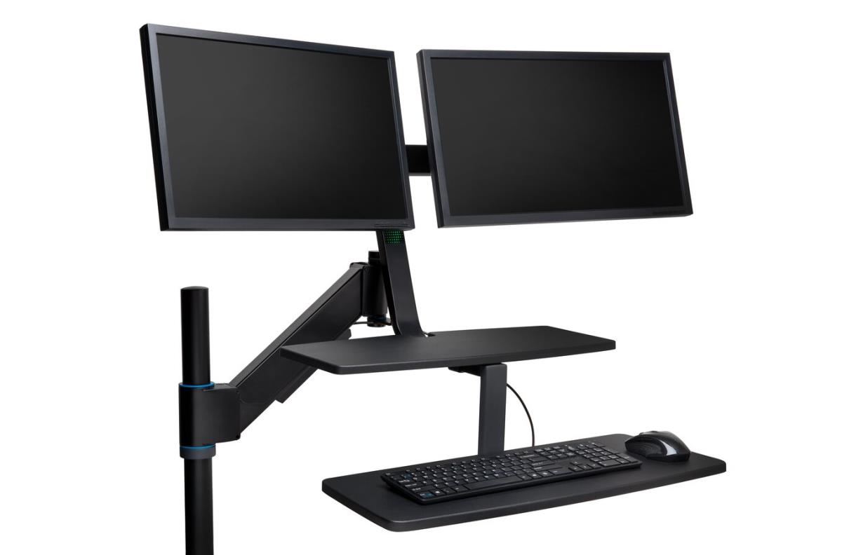 Sit Stand Workstation Dual Arm