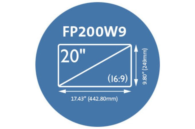 Privacy Screen Fp200 For 20in Widescreen - Display Screen Protector - 20in Wide