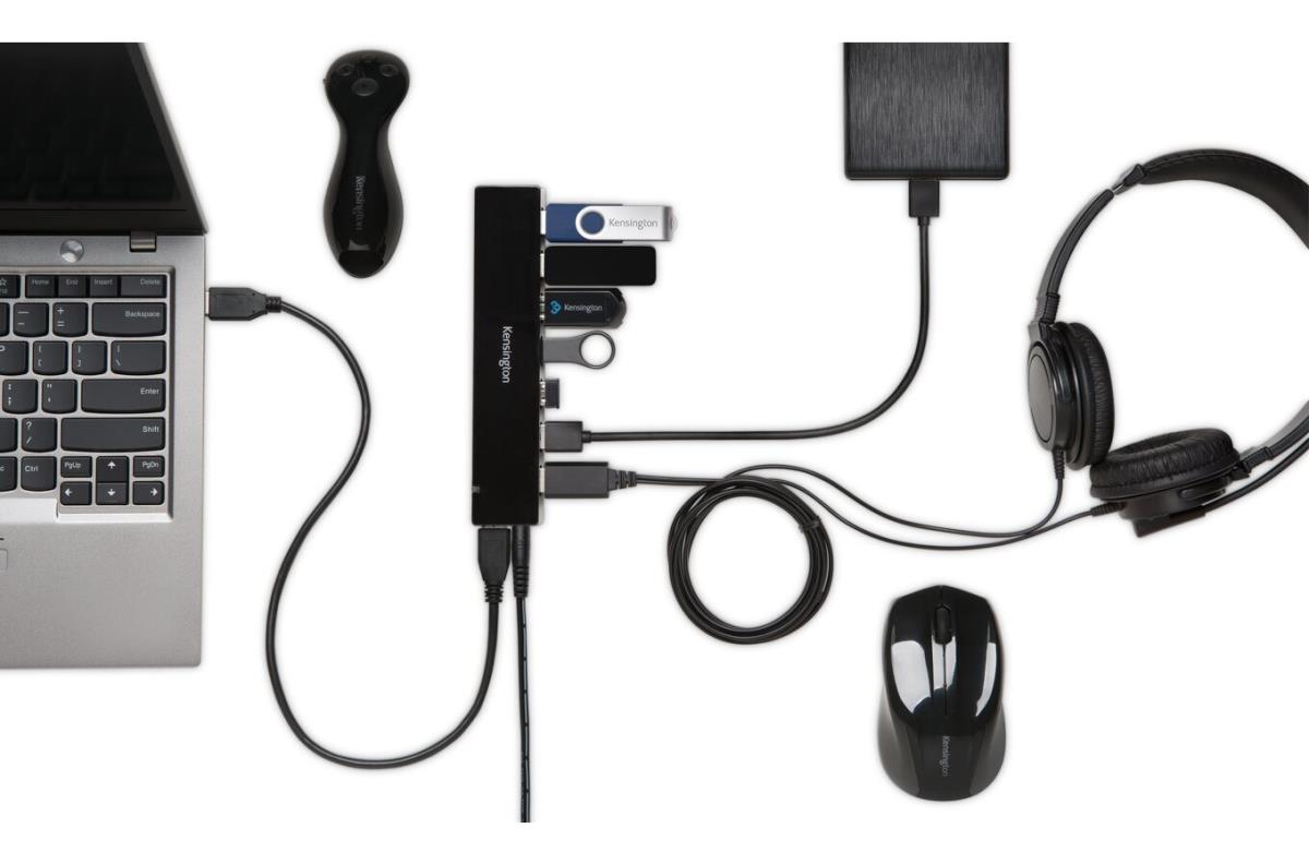 USB 3.0 7-port Hub+charging