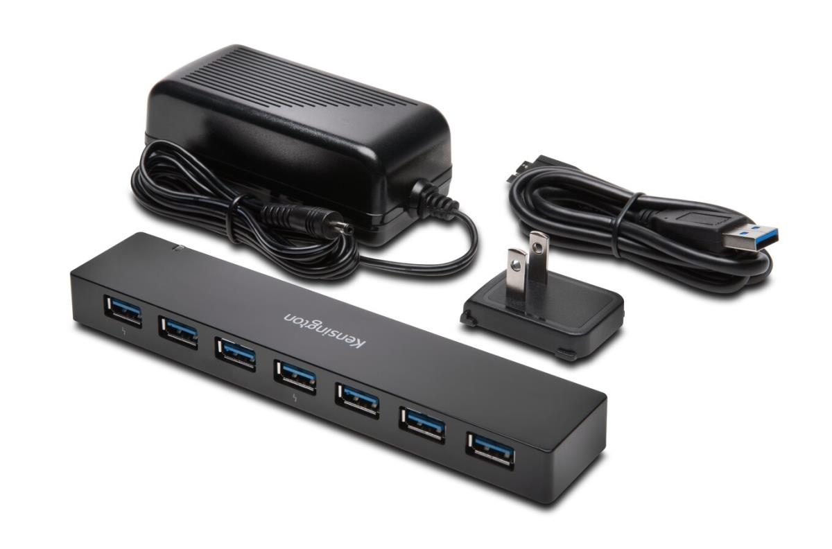 USB 3.0 7-port Hub+charging