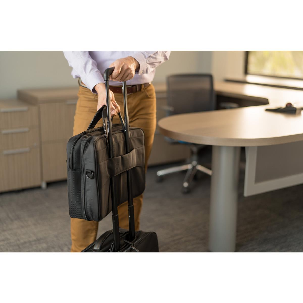 Contour 2.0 Business Laptop Briefcase 15.6in - Black