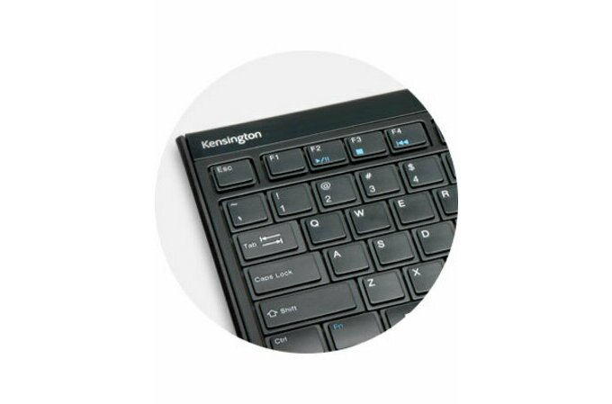 Advance Fit Slim Wireless Keyboard Black Qwerty US/Int'l