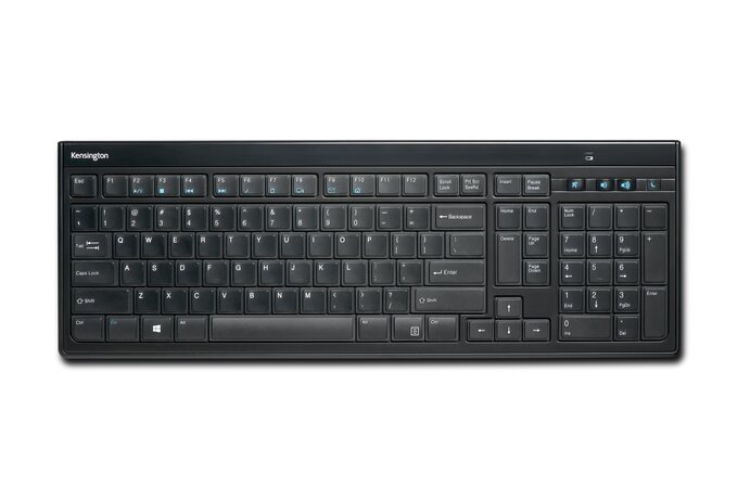 Advance Fit Slim Wireless Keyboard Black Qwerty US/Int'l