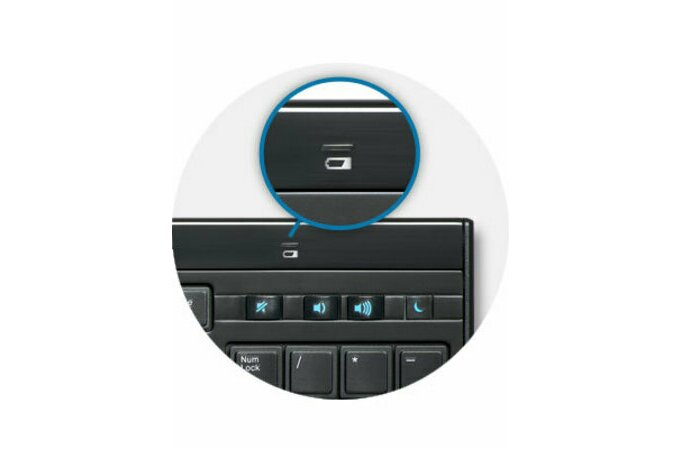 Advance Fit Slim Wireless Keyboard Black Qwerty US/Int'l