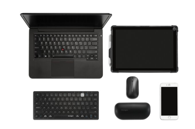 Compact Multi-device Wireless Keyboard Azerty French