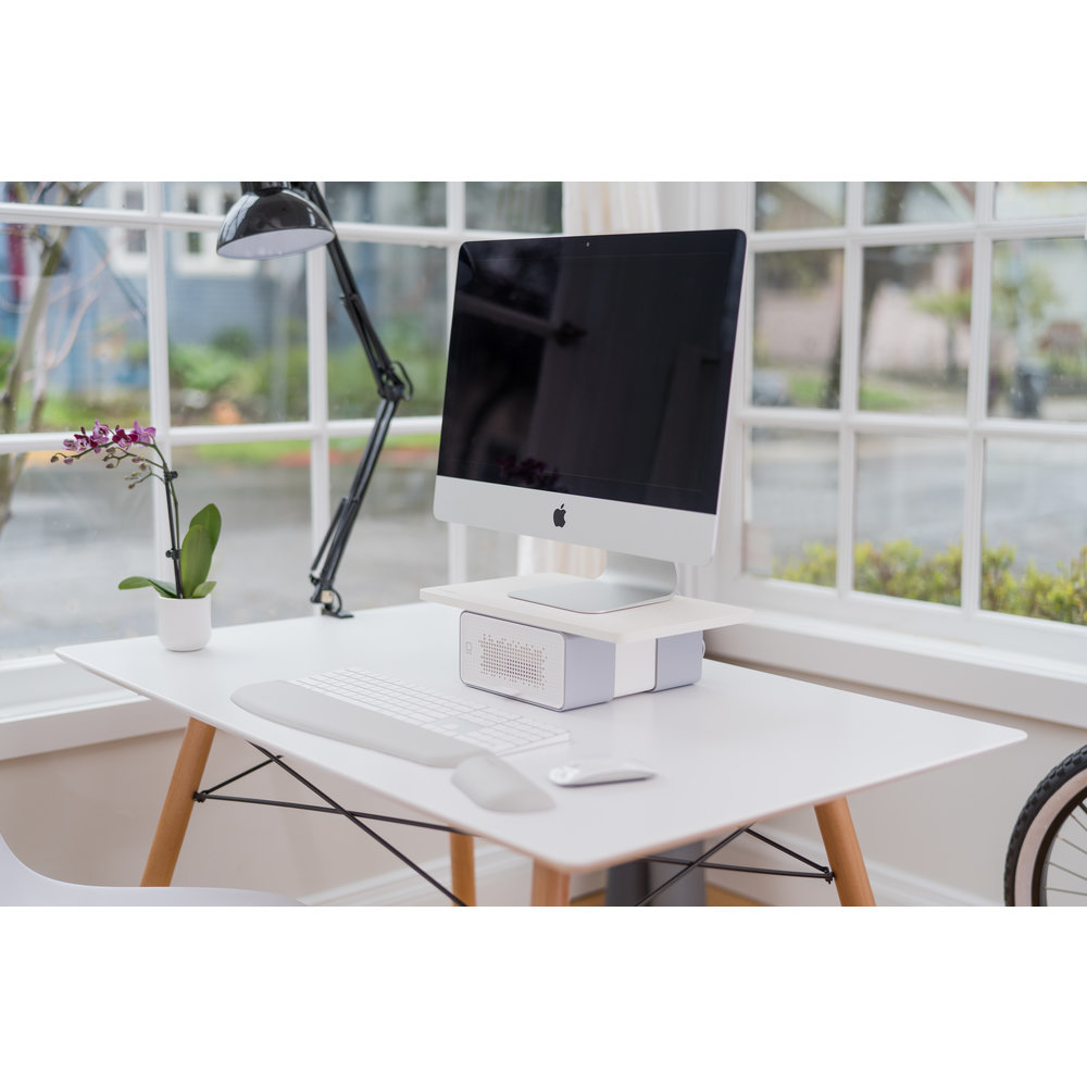 FreshView Wellness Monitor Stand with Air Purifier
