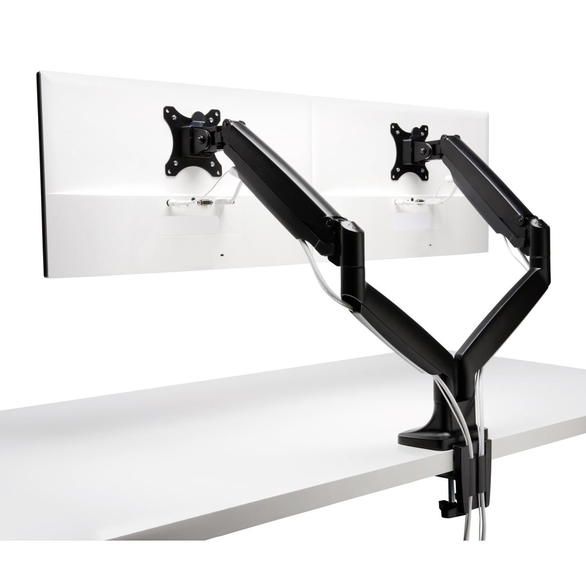Smartfit One-touch Height Adjustable Dual Monitor Arm