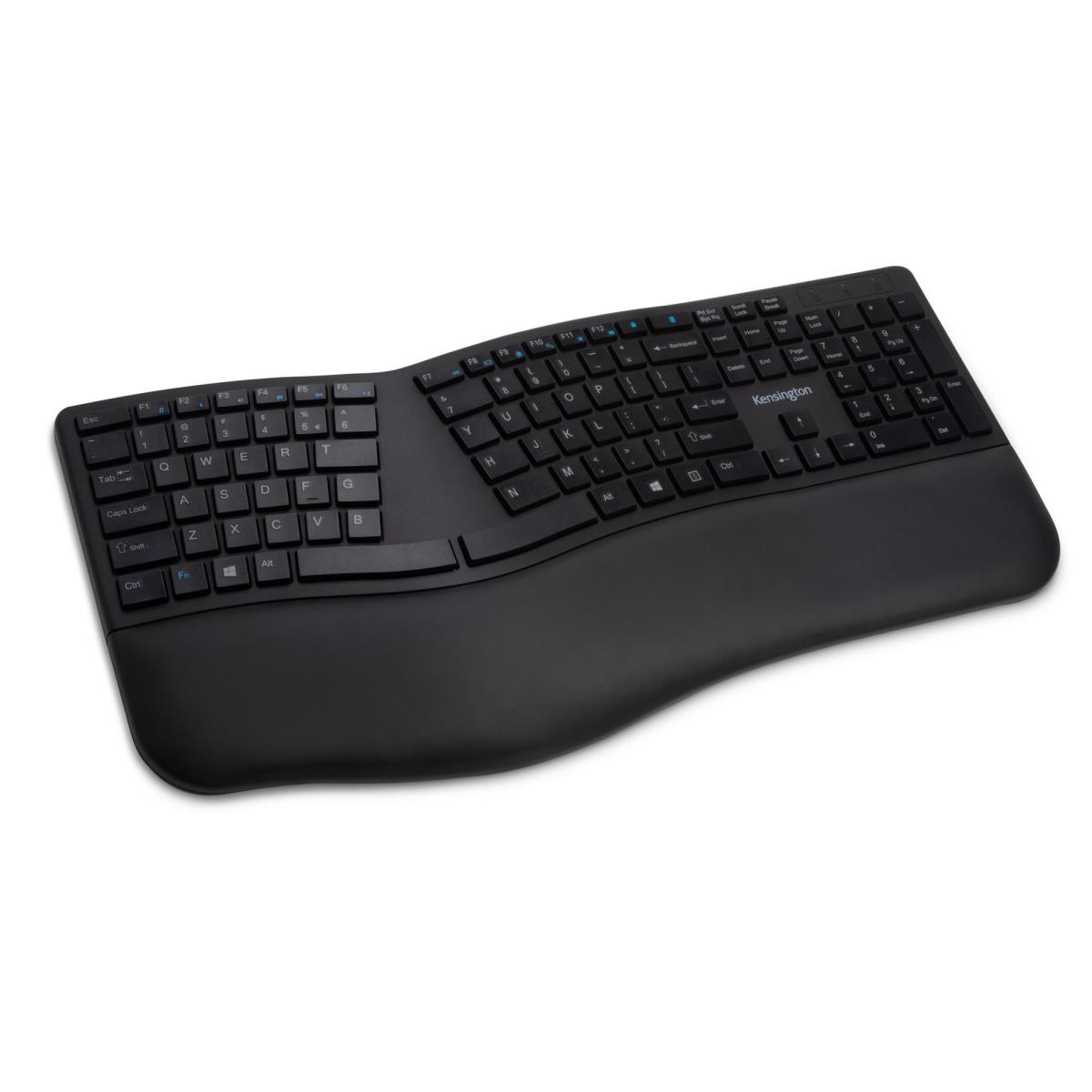 Pro Fit Ergo Wireless Keyboard - 2.4 GHz Bluetooth 4.0 - Qwerty US/Int'l - black