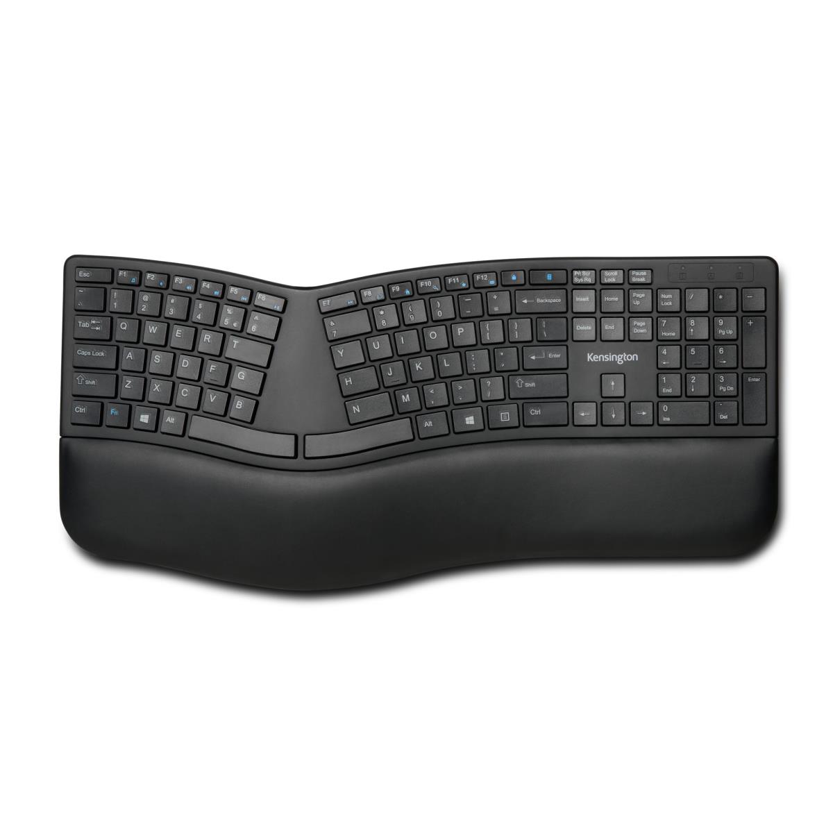 Pro Fit Ergo Wireless Keyboard - 2.4 GHz Bluetooth 4.0 - Qwerty US/Int'l - black