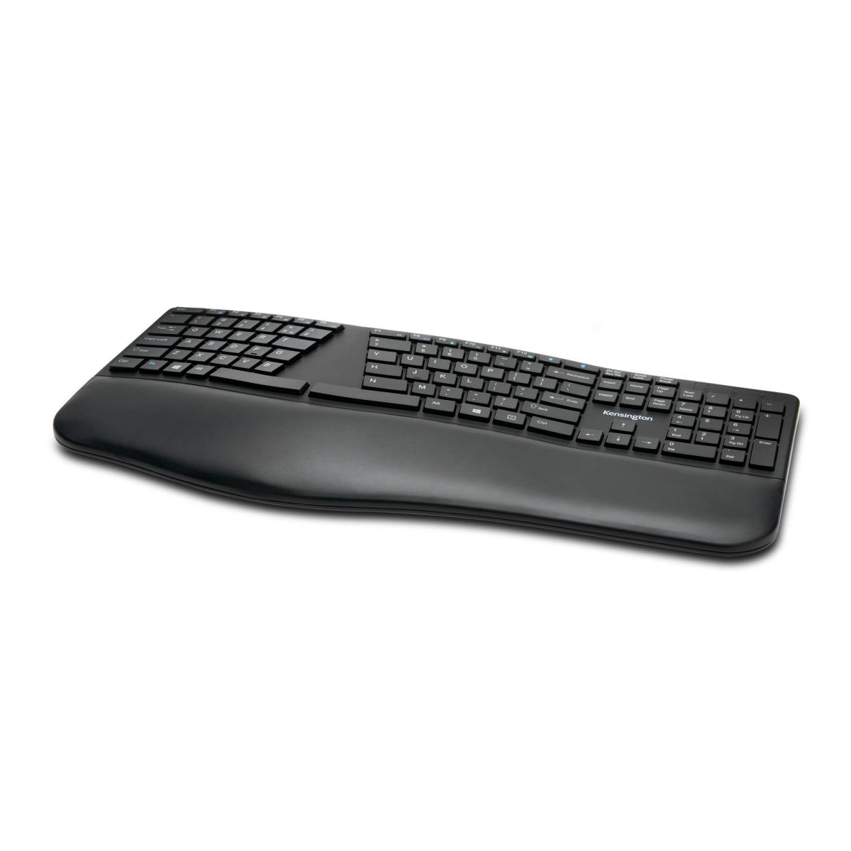 Pro Fit Ergo Wireless Keyboard - 2.4 GHz Bluetooth 4.0 - Qwerty US/Int'l - black