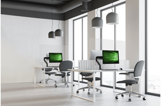KGuard Monitor Mounted Desk Screen