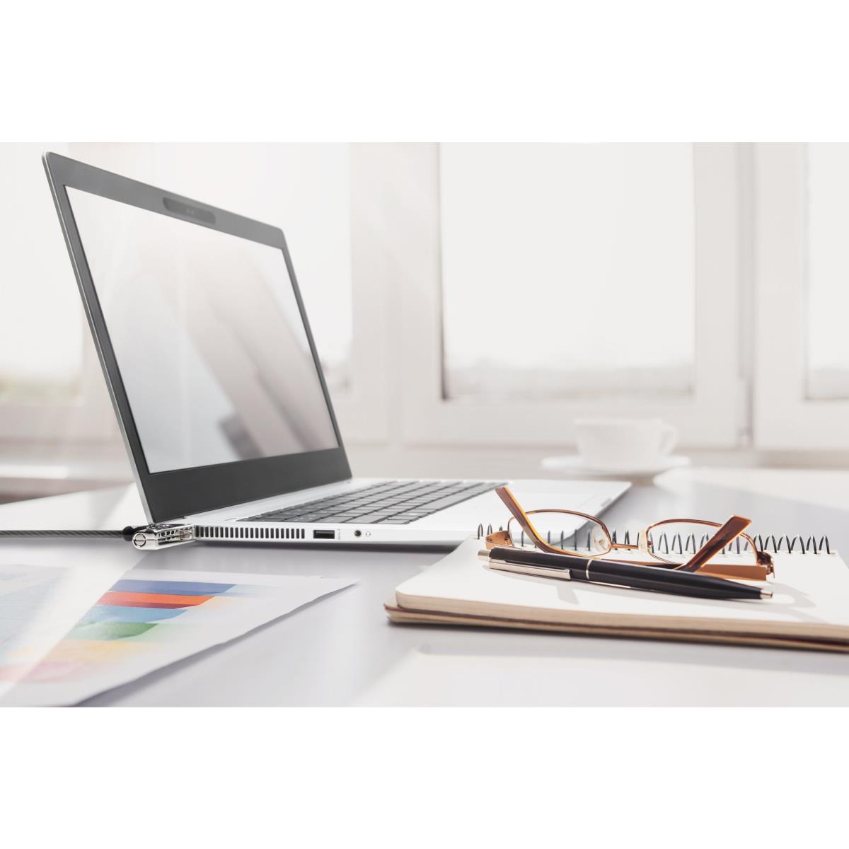 Slim NanoSaver Combination Laptop Lock
