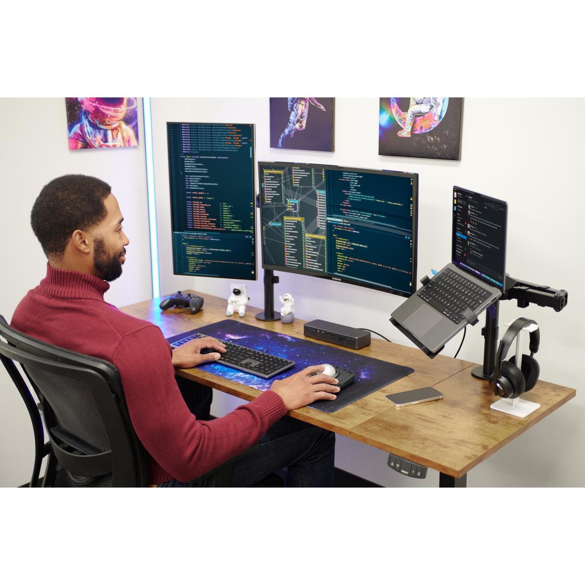 Smartfit Ergo Dual Extended Monitor Arm