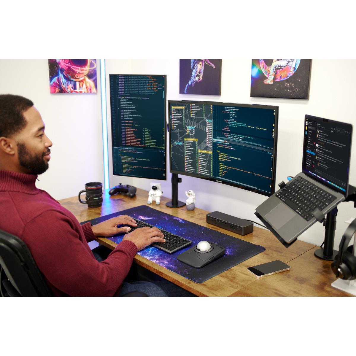 Smartfit Ergo Dual Extended Monitor Arm