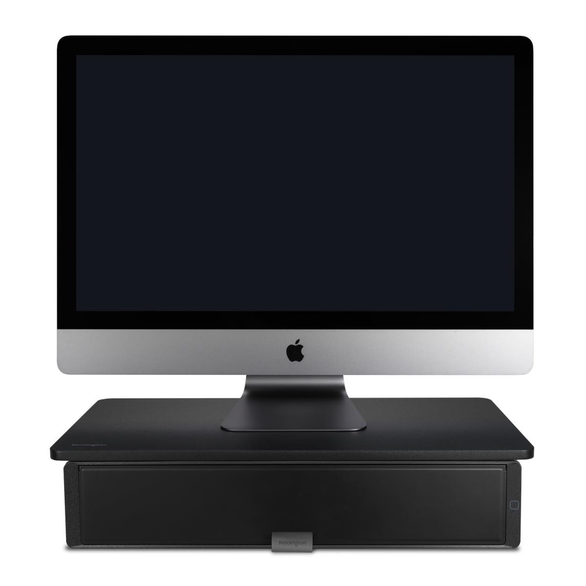 UVStand monitor stand with UVC sanitisation compartment
