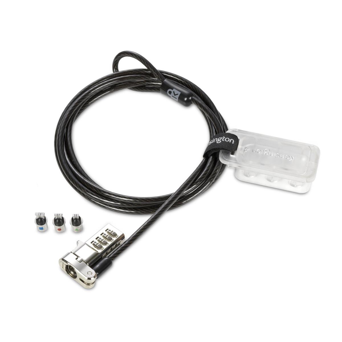Universal 3-in-1 Combination Serialized Laptop Lock 25-Pack