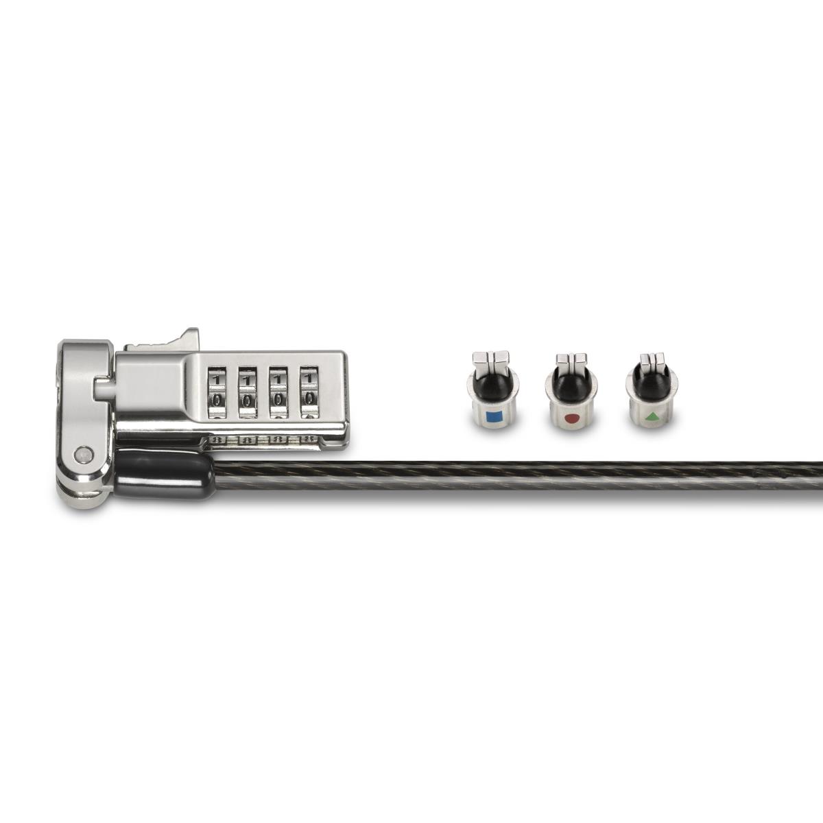 Universal 3-in-1 Combination Serialized Laptop Lock 25-Pack