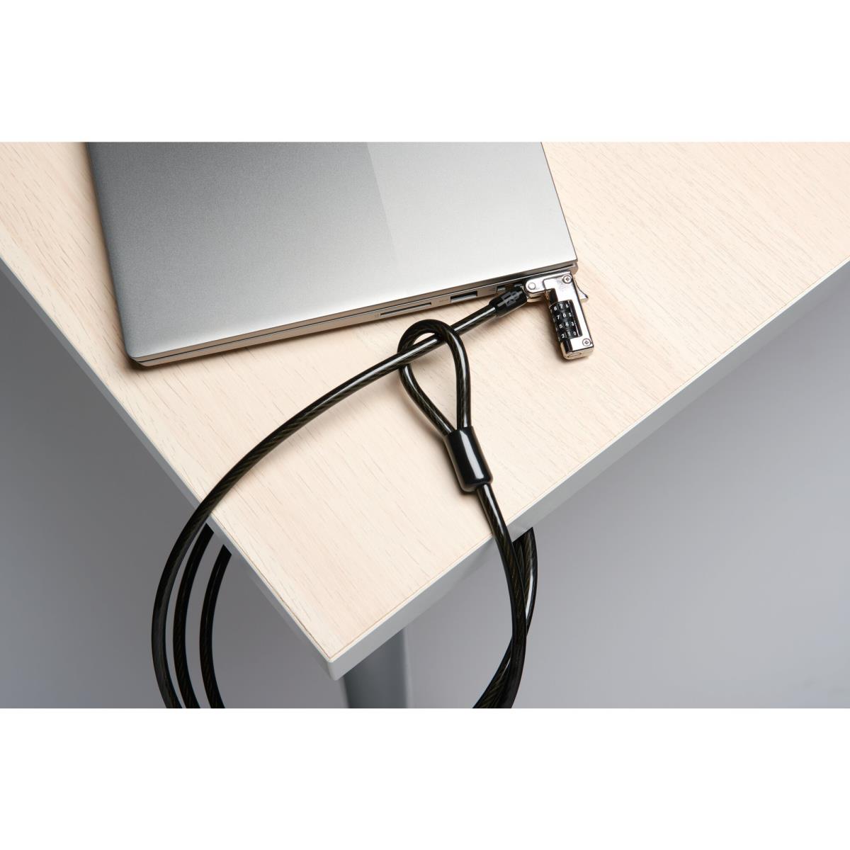 Slim Combination Ultra Cable Lock For Standard Slot
