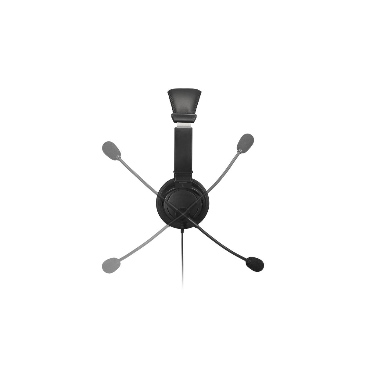 HiFi USB Headphones with Mic and Volume Control Buttons