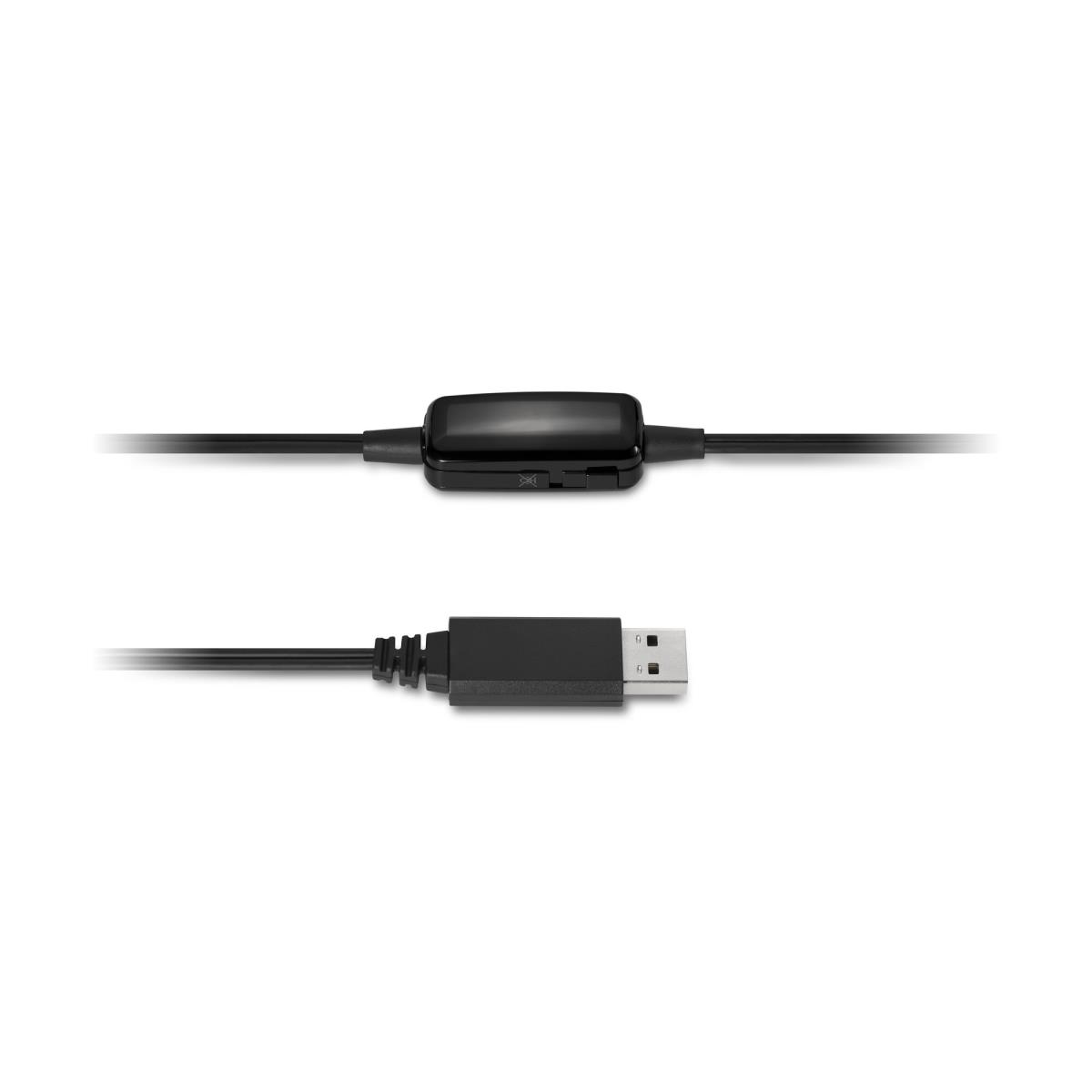 HiFi USB Headphones with Mic and Volume Control Buttons