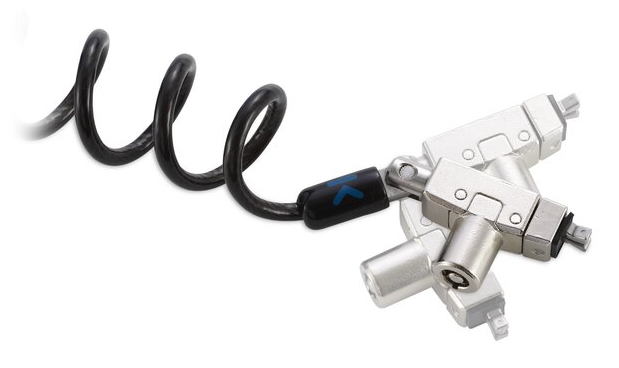 Slim N17 2.0 Portable Keyed Laptop Lock for Wedge-Shaped Slots