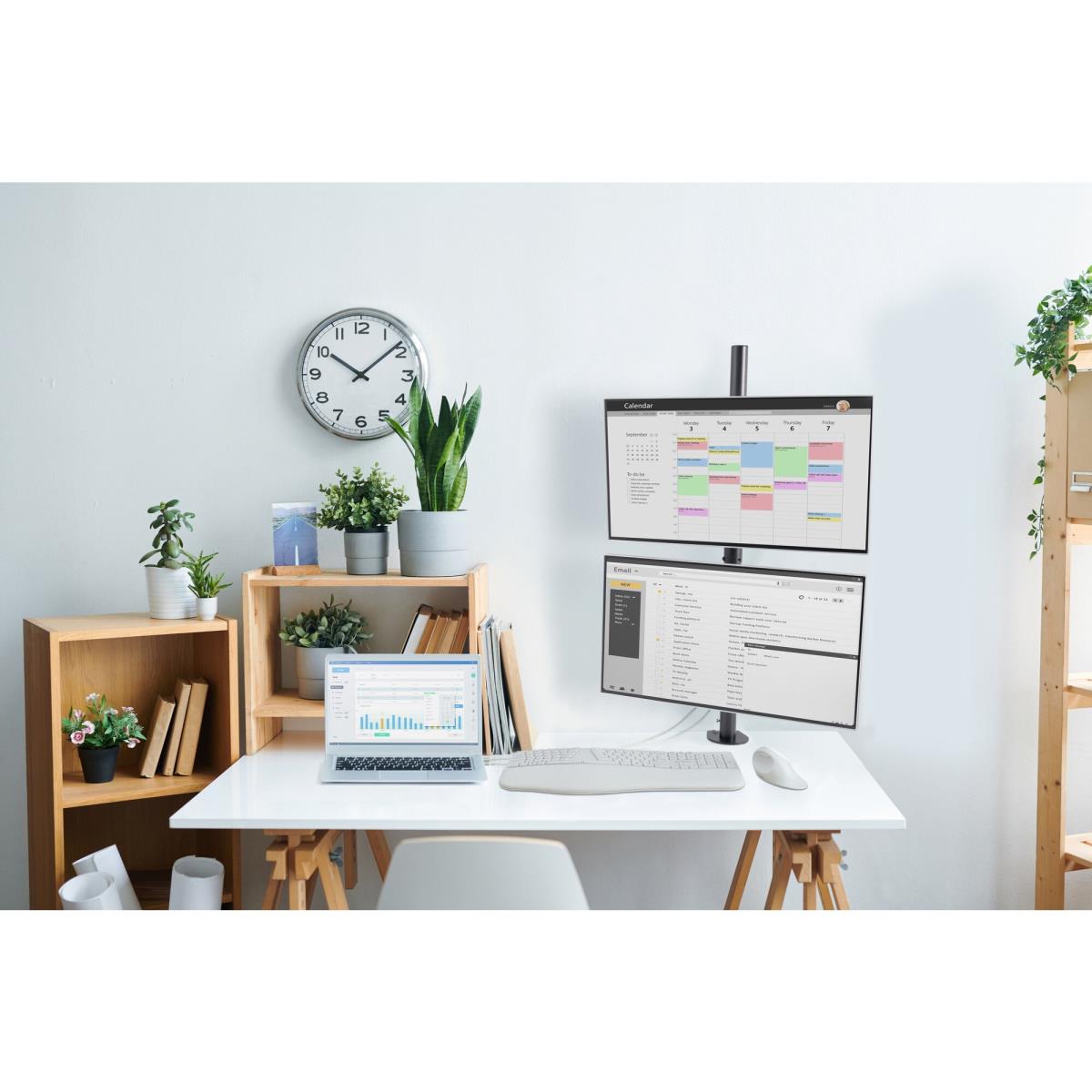 Vertical Stacking Dual Monitor Arm