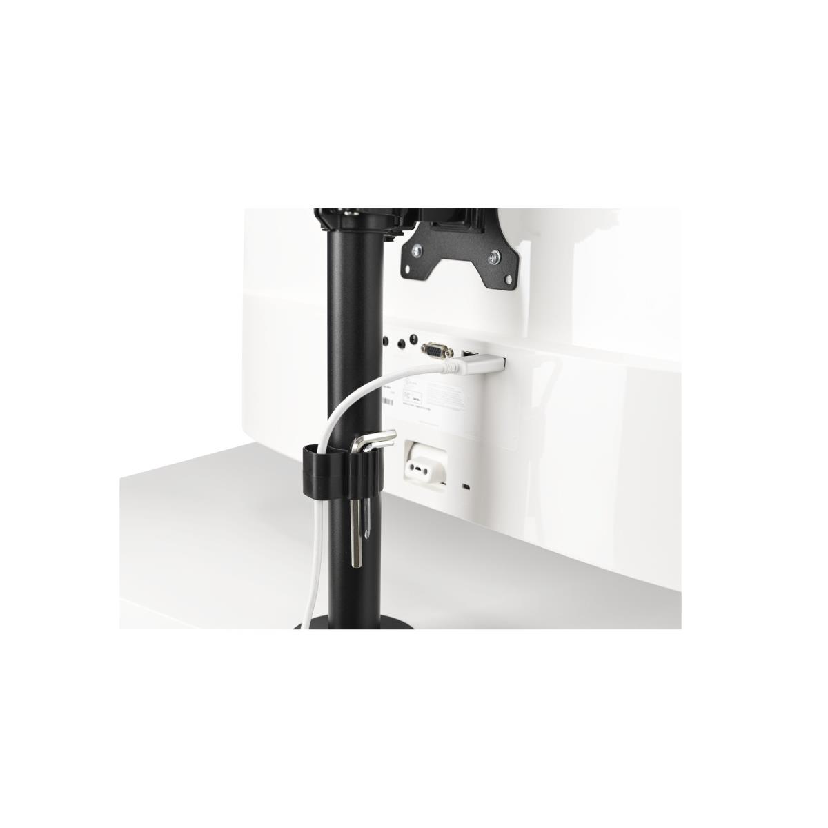 Vertical Stacking Dual Monitor Arm