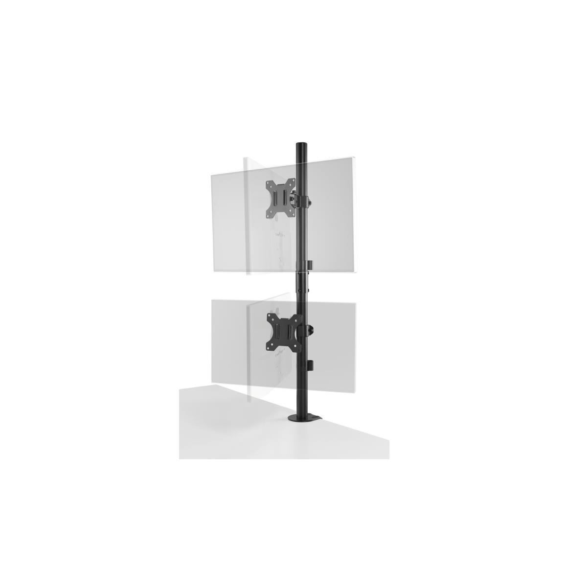 Vertical Stacking Dual Monitor Arm