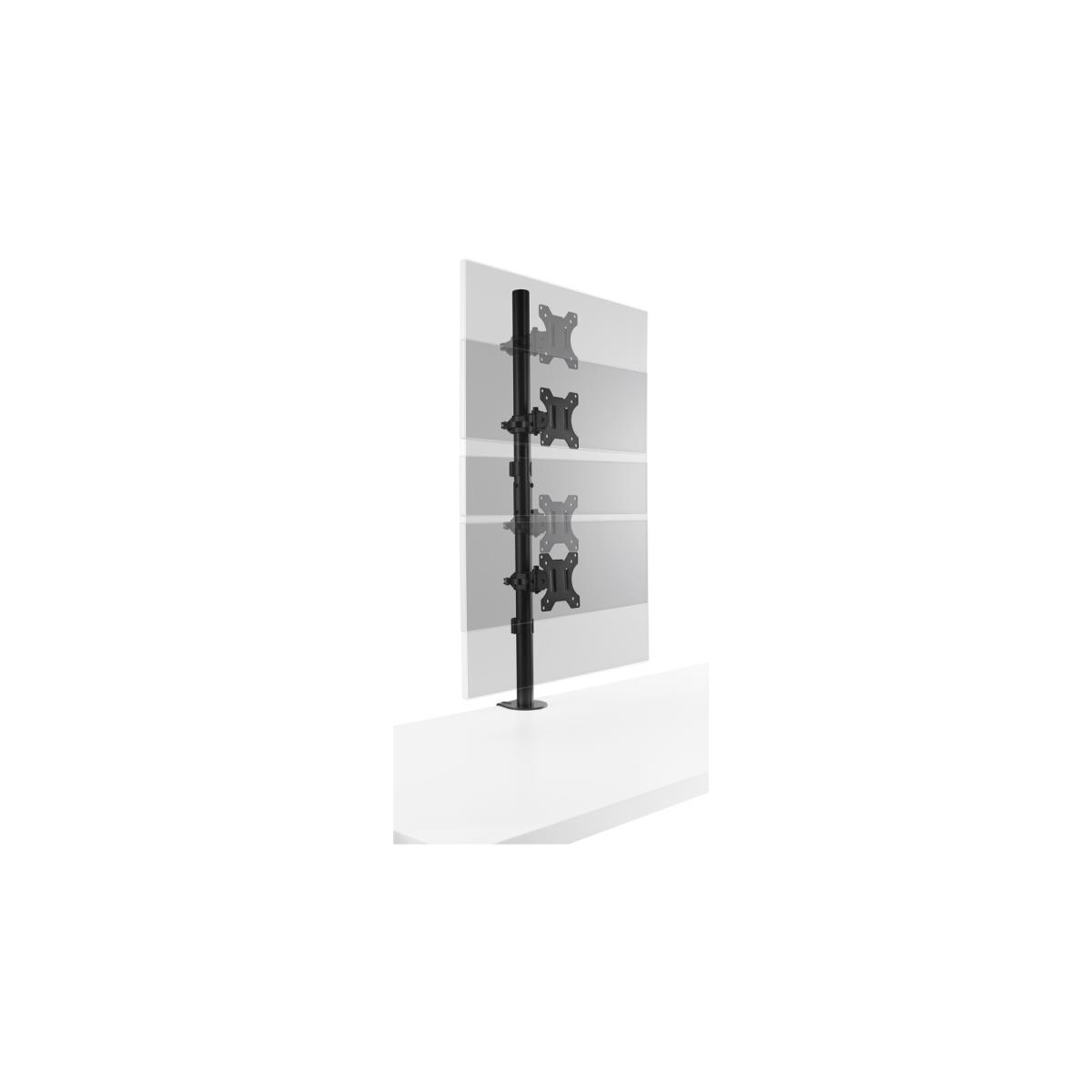 Vertical Stacking Dual Monitor Arm