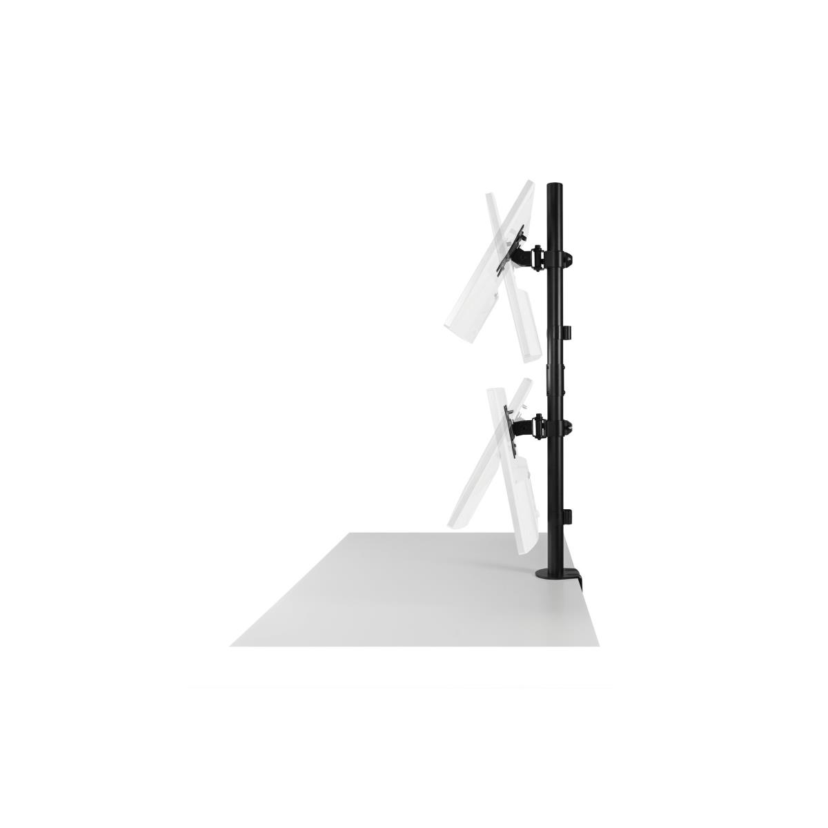 Vertical Stacking Dual Monitor Arm