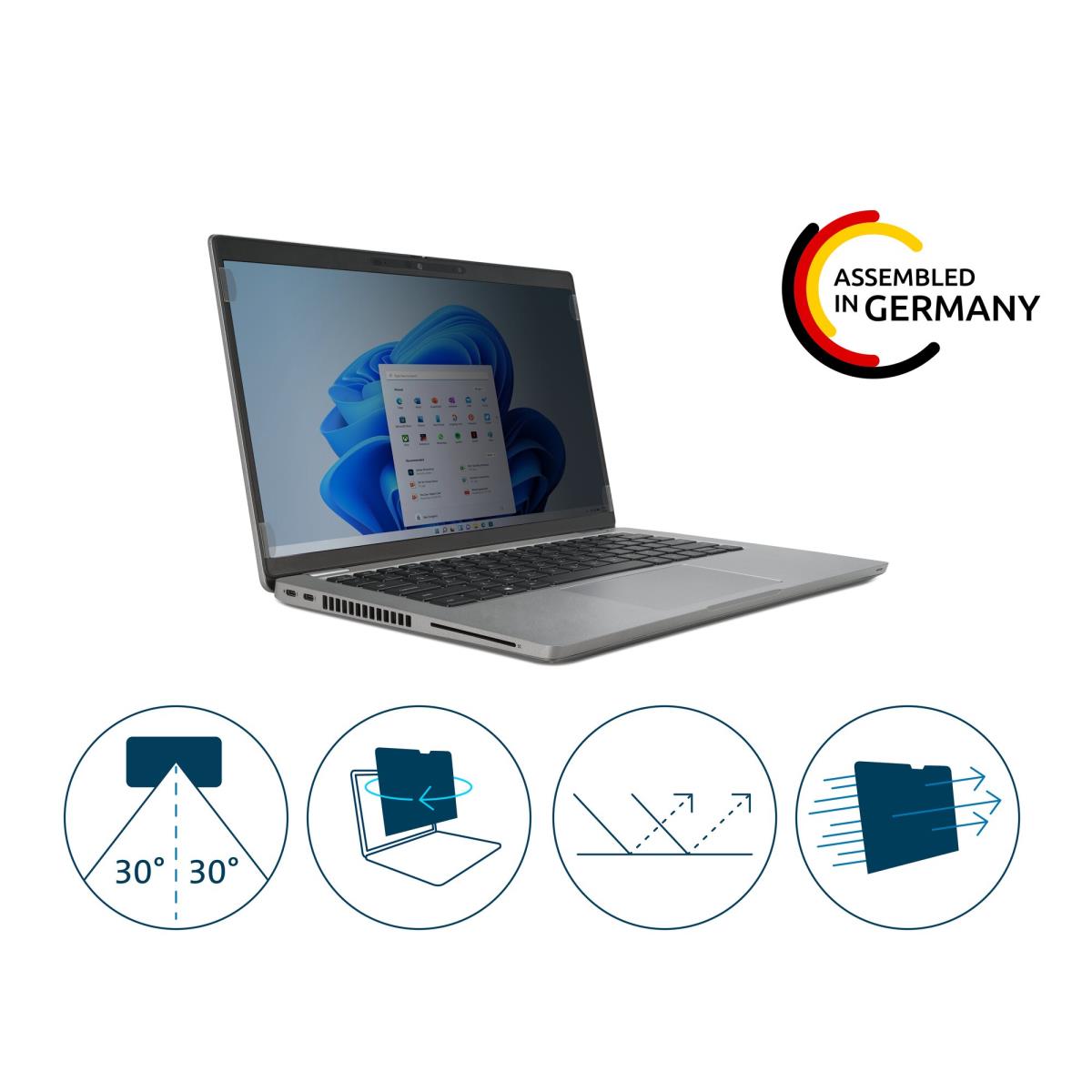 Privacy Filter 2 Way Removable 16in Wide 16:10