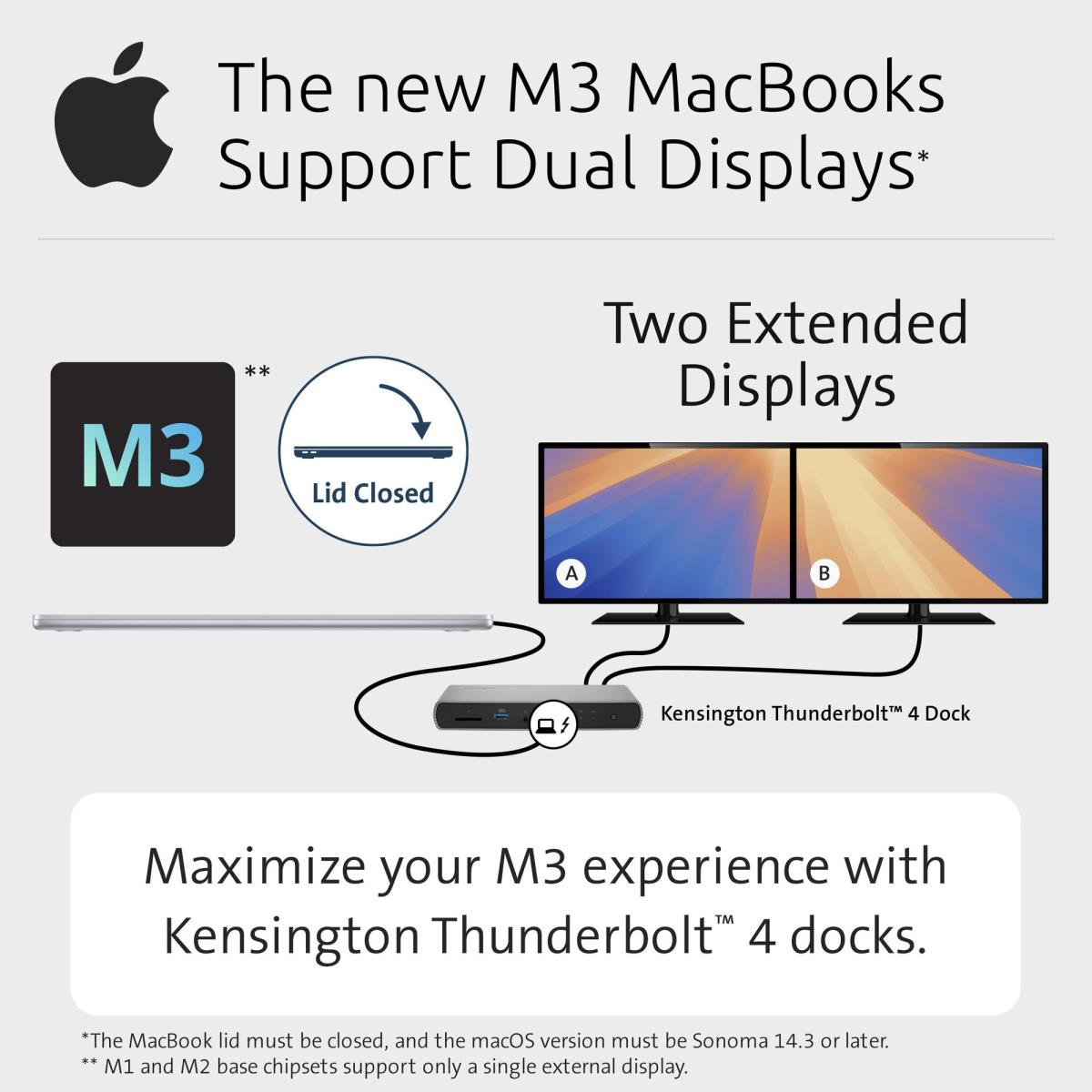 Docking Station with 96W Power Delivery SD5760T Thunderbolt 4 Dual 4K