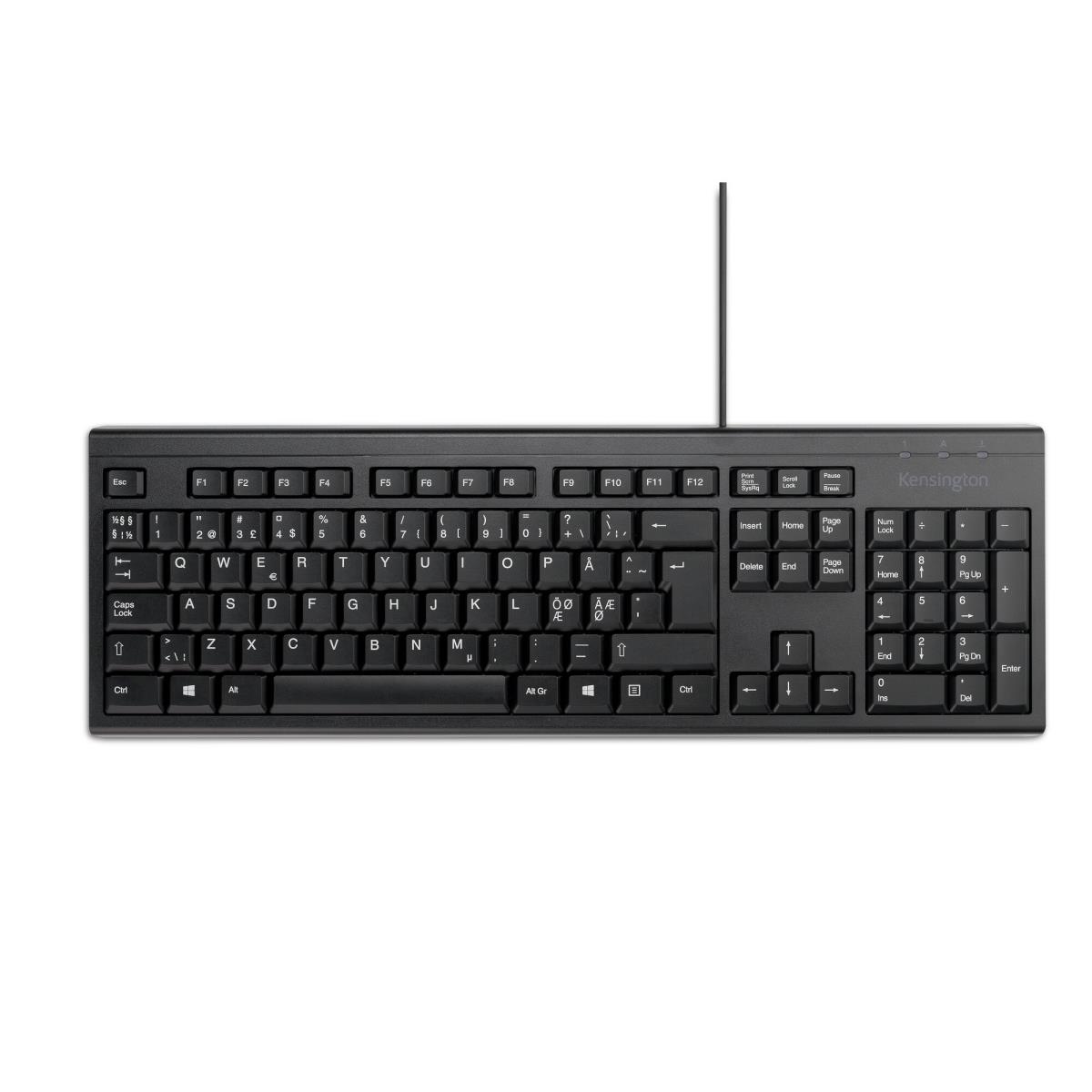 Standard Keyboard - KB100 EQ - Qwerty Pan Nordic