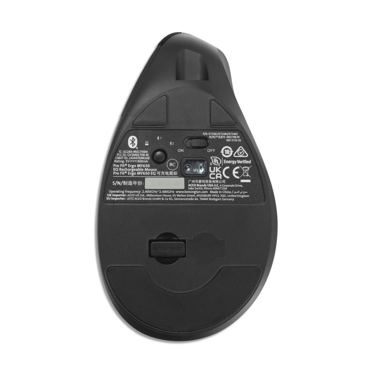 My630 Eq Rechargeable Ergo Mouse