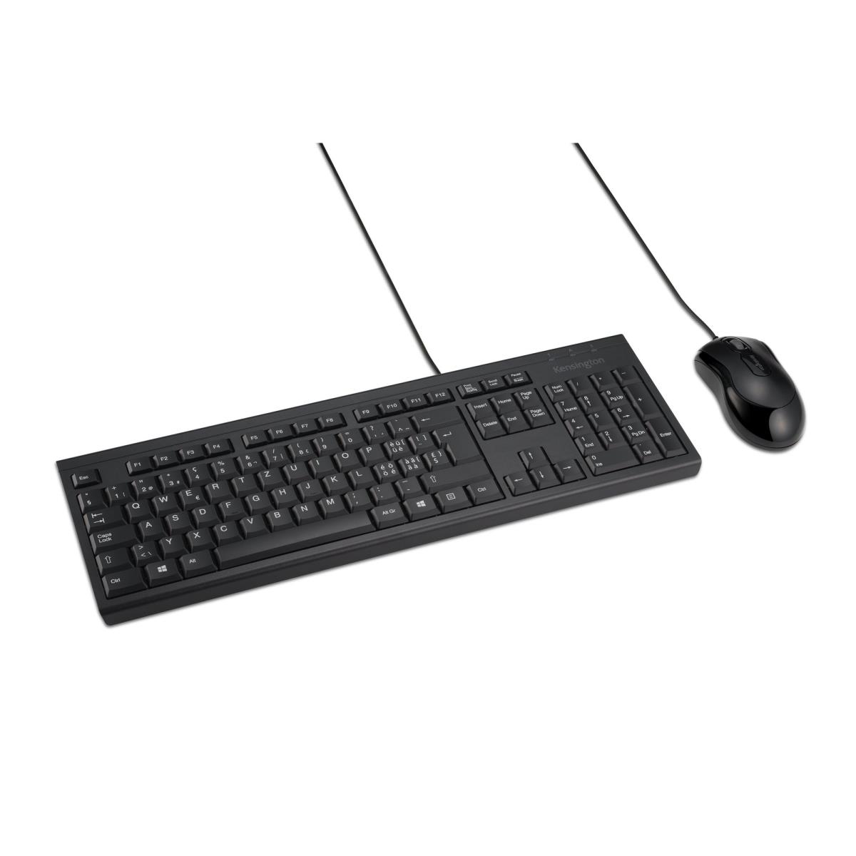 KM100 EQ Wired Desktop Set - USB - Qwertzu - Swiss