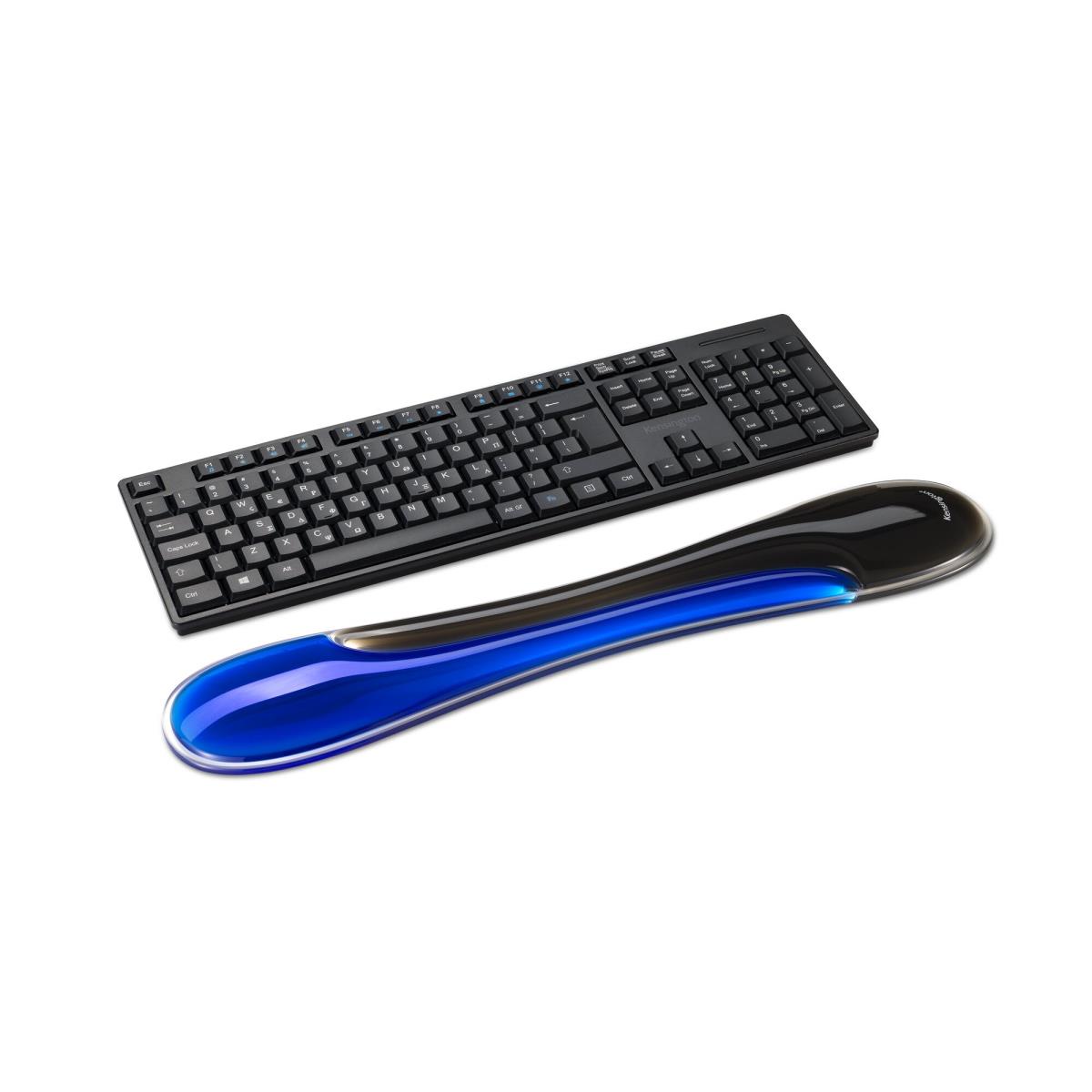Slim Duo Gel Keyboard Wrist Rest - Blue
